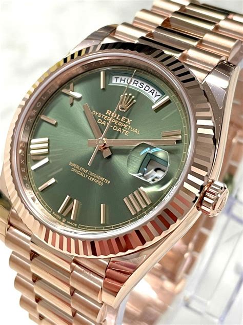 rolex silber rosegold|rolex day date 40 gold.